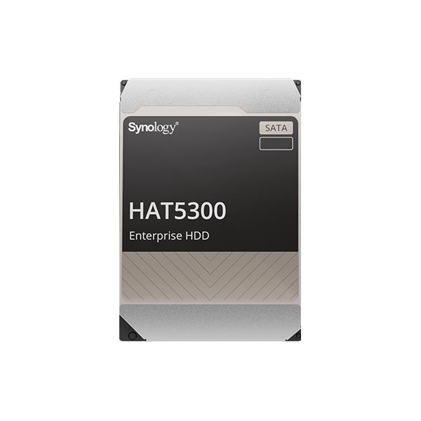 Synology HAT5300-4T disco rigido interno 3.5 4 TB Serial ATA III (Synology HAT5300 4TB 3.5 7200rpm SATA HDD; Designed for 24/7 environments; 2.5 million hours MTTF; up to 550 TB per year workload; Validated for over 300;000 hours of usage and backed by a 5 year limited warranty [5Years warranty])