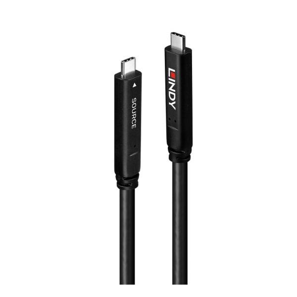 Lindy 43333 cavo USB 10 m USB 3.2 Gen 1 (3.1 Gen 1) USB C Nero
