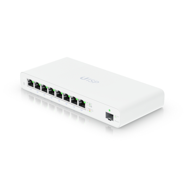 Ubiquiti UISP router cablato Gigabit Ethernet Bianco (Gigabit PoE router for - Warranty: 24M)