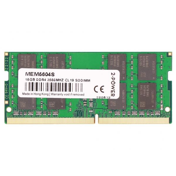 2-Power MEM5604S memoria 16 GB DDR4 2666 MHz (16GB DDR4 2666MHz CL19 SoDIMM)