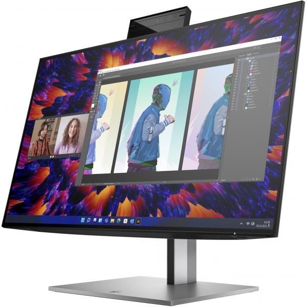 HP Z24m G3 QHD Conferencing Display (Z24M G3 Computer Monitor 60.5 - Cm [23.8] 2560 X 1440 Pixels - Quad Hd Silver - Warranty: 12M)