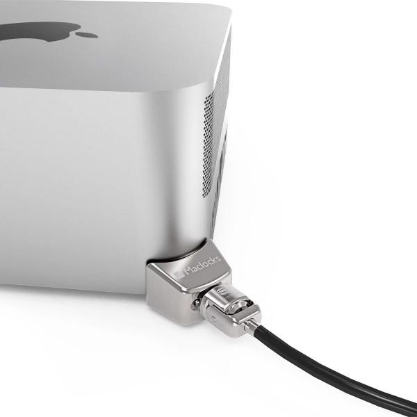 Compulocks Ledge cavo di sicurezza Nero, Argento (Compulocks Mac Studio Secure Lock Slot)
