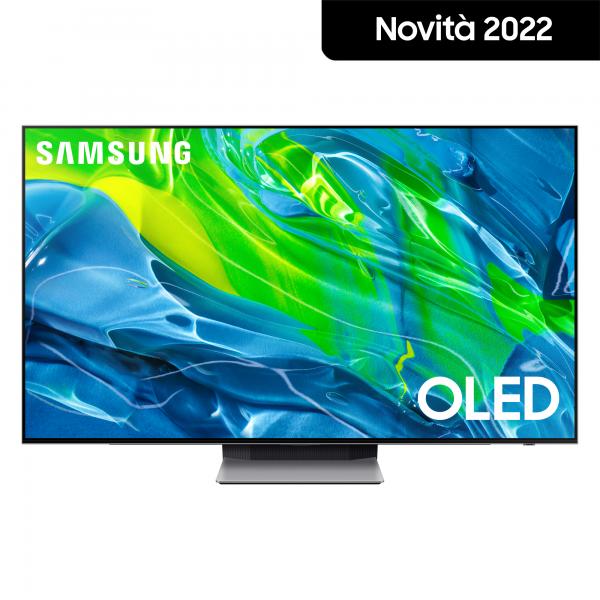 Samsung Series 9 TV OLED 4K 55” QE55S95B Smart TV Wi-Fi Eclipse Silver 2022 Processore Neural Quantum 4K Ultra sottile Gaming mode Suono 3D