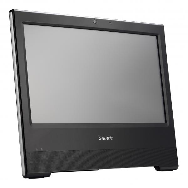 Shuttle X50V8 Intel® Celeron® 39,6 cm (15.6") 1366 x 768 Pixel Touch screen PC all-in-one barebone Wi-Fi 5 (802.11ac) Nero