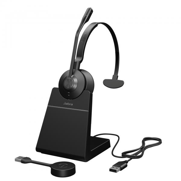 Jabra ENGAGE 55 UC MONO USB-A WITH CHARGING STAND EMEA/APAC A Padiglione Ufficio