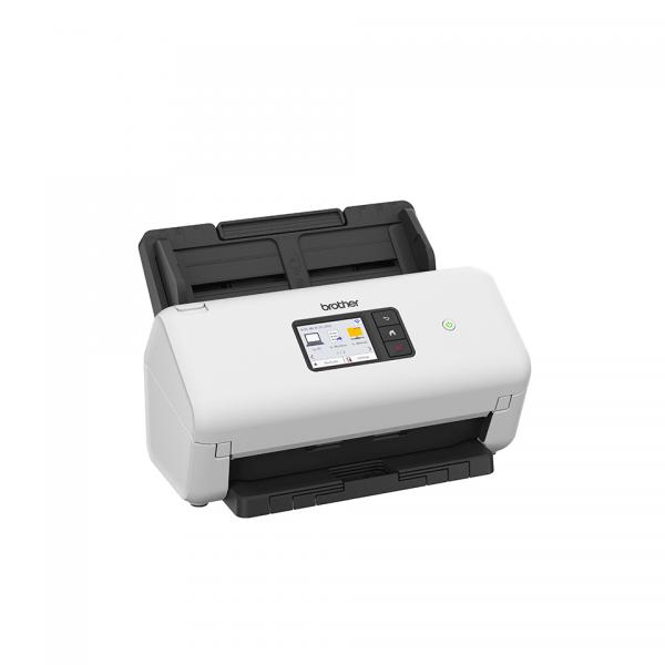 Brother ADS-4500W Scanner ADF 600 x 600 DPI A4 Nero, Bianco (ADS4500WZU1 Document Scanner - A4 Workgroup Document Scanner 35ppm Colour 1.200 x 1.200 dpi)