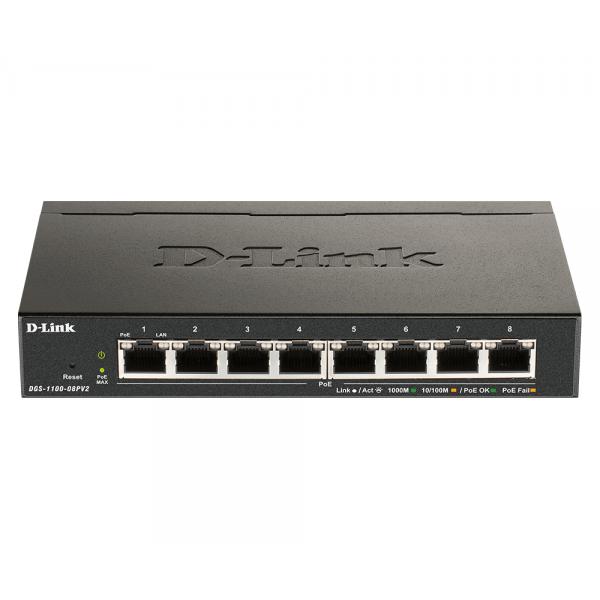 8-Port PoE Gigabit Smart