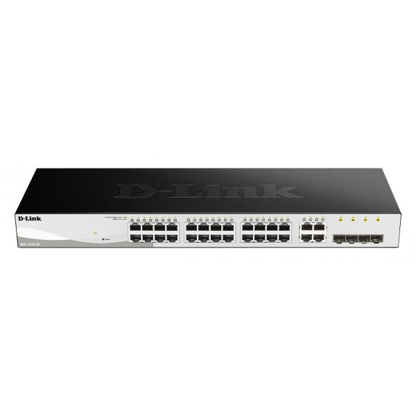 D-LINK SWITCH 24 PORTE GIGABIT + 4 PORTE SFP SMART+