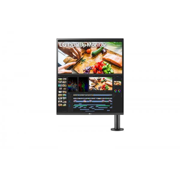 LG 28MQ780-B Monitor PC 70,1 cm [27.6] 2560 x 2880 Pixel Quad HD Nero (28MQ780-B.AEK - 27.6-inch 16:18 DualUp Monitor with Ergo Stand and USB Type-C&trade;)