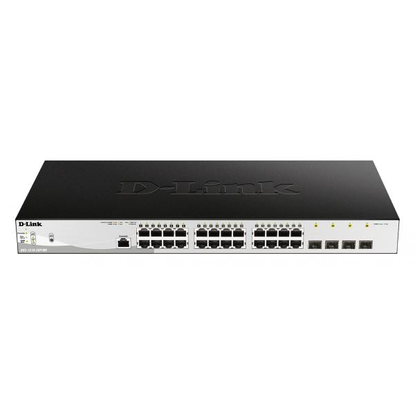 D-Link DGS-1210-28P/ME/E switch di rete Gestito L2/L3 Gigabit Ethernet (10/100/1000) Supporto Power over Ethernet (PoE) 1U