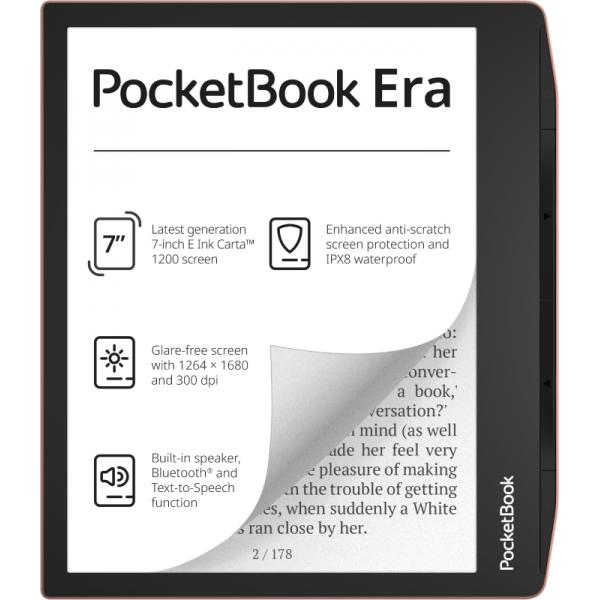 Pocketbook Era Stardust Lettore E-Book Touch Screen 16 Gb Nero, Rame