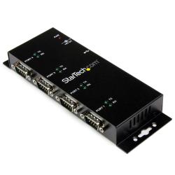 Startech StarTech.com Hub adattatore seriale USB a DB9 RS232 4 porte - Guide DIN industriali e montabile a parete