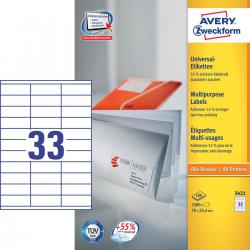Avery Avery 3421 etichetta per stampante Bianco Etichetta per stampante autoadesiva