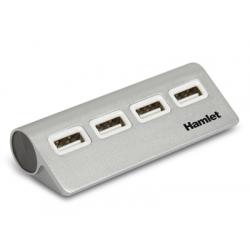 Hamlet Hamlet 4 port Hub usb 2.0 a 4 porte 480 Mbps