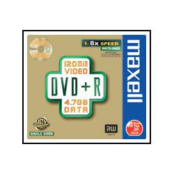 Maxell Maxell DVD+R 4.7GB 8x SlimCase 10pk 4,7 GB 10 pz
