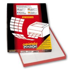 Markin Markin C572 etichetta autoadesiva Rettangolo Permanente Bianco 3400 pz