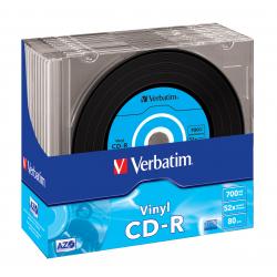 Verbatim Verbatim CD-R AZO Data Vinyl 700 MB 10 pz