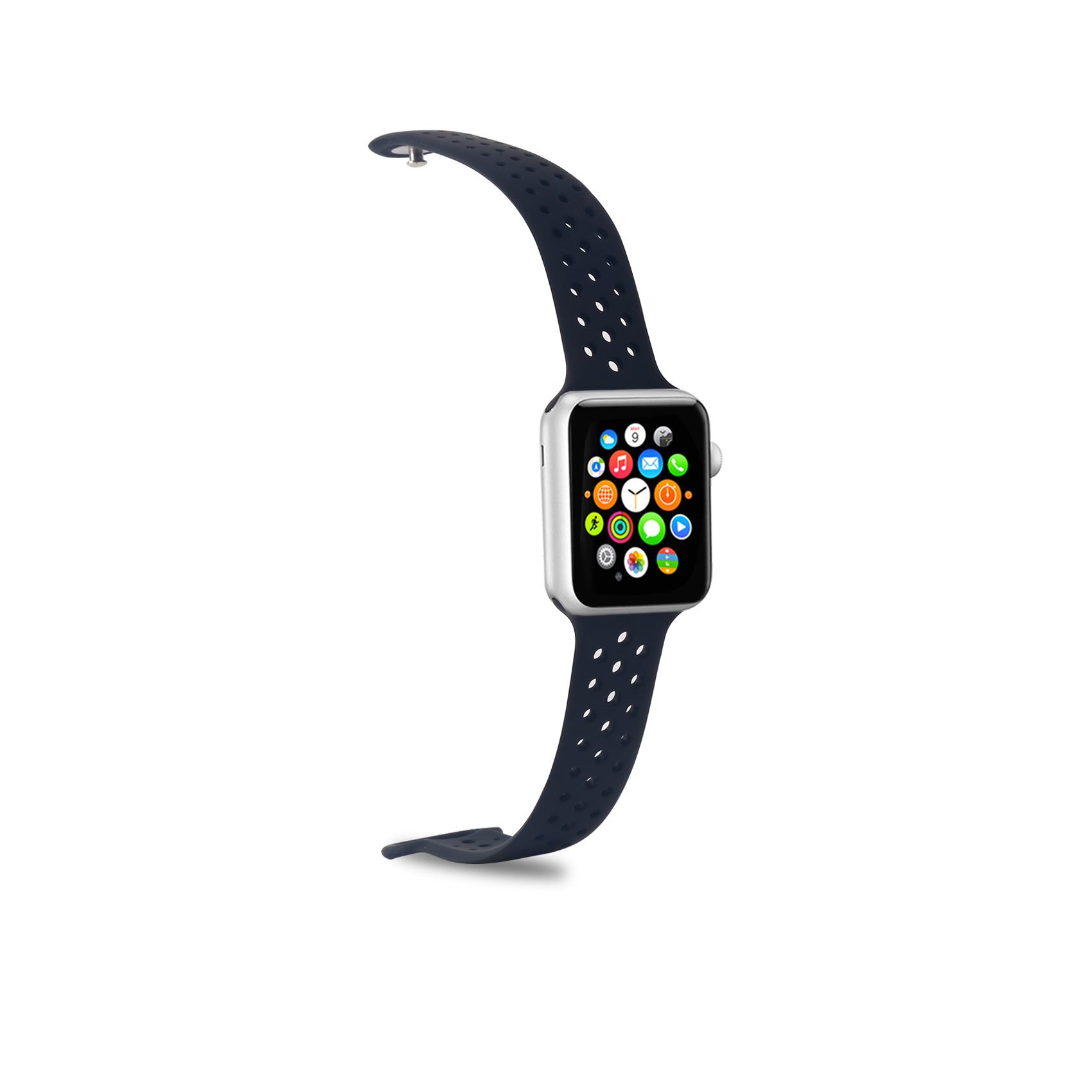 Celly Celly WATCHBANDBK accessorio per smartwatch Band Nero Silicone